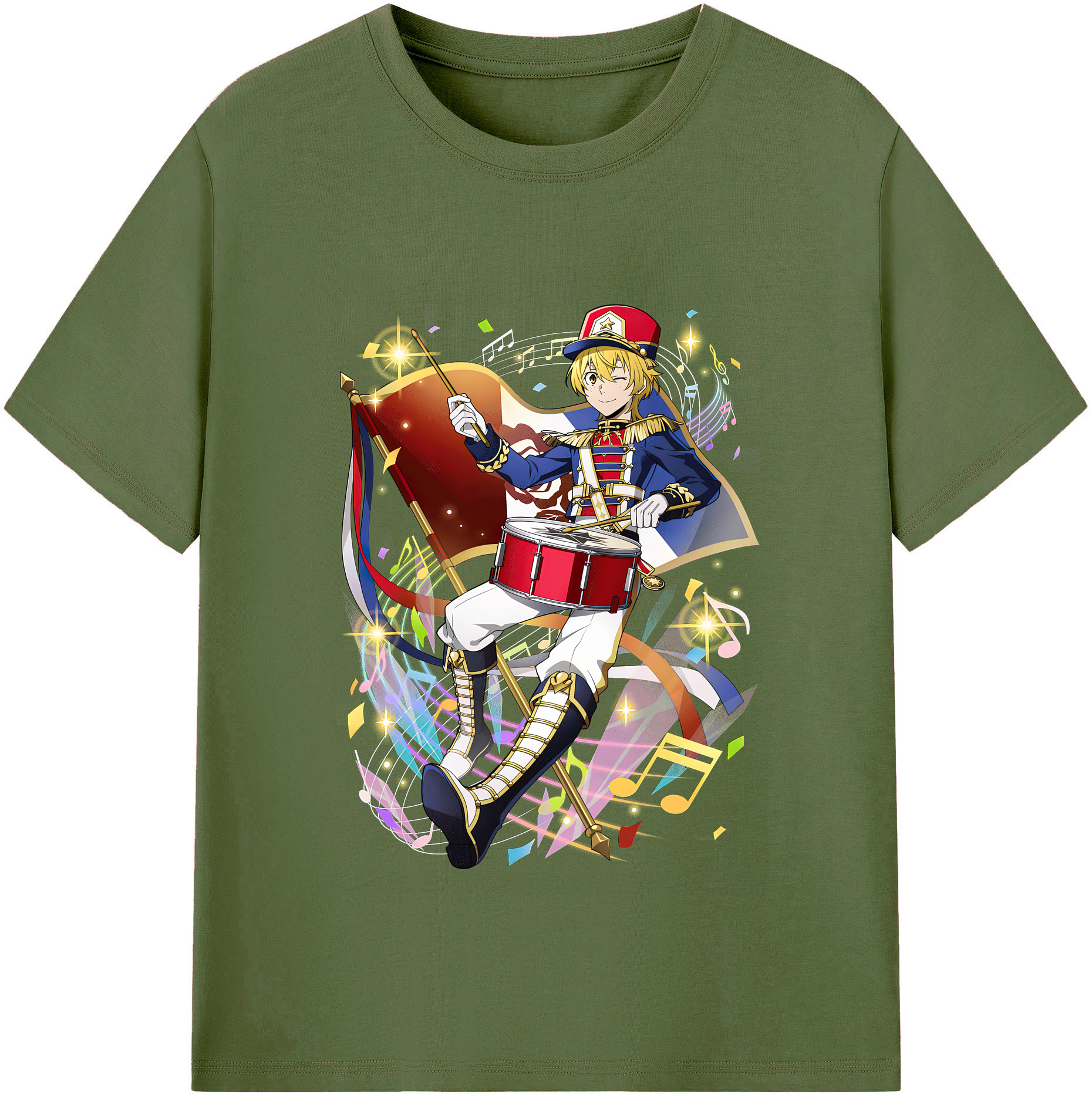 （画像用） 文豪ストレイドッグス Bungo Stray Dogs 綿100％半袖Tシャツ（フロントプリント）